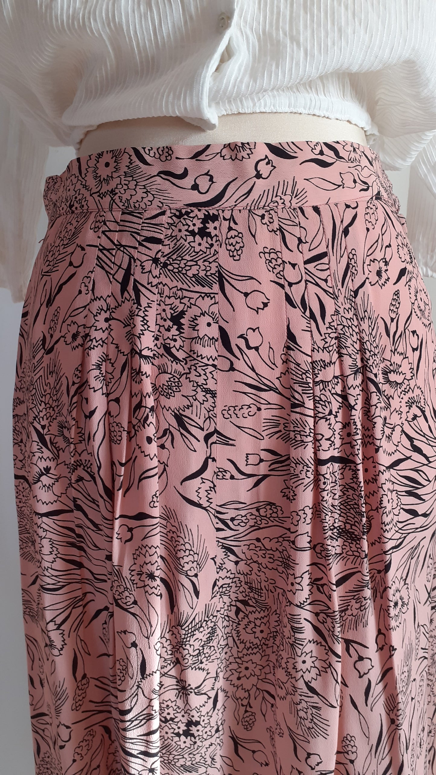 1940s Rayon Skirt