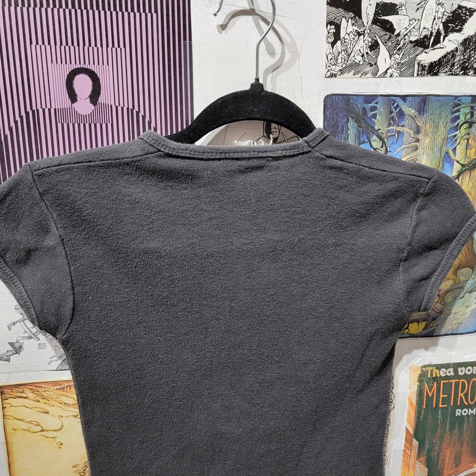 Vintage 1980 John Lennon 'Baby Tee' | Memorial T-shirt | Women's Small | Cap Sleeves