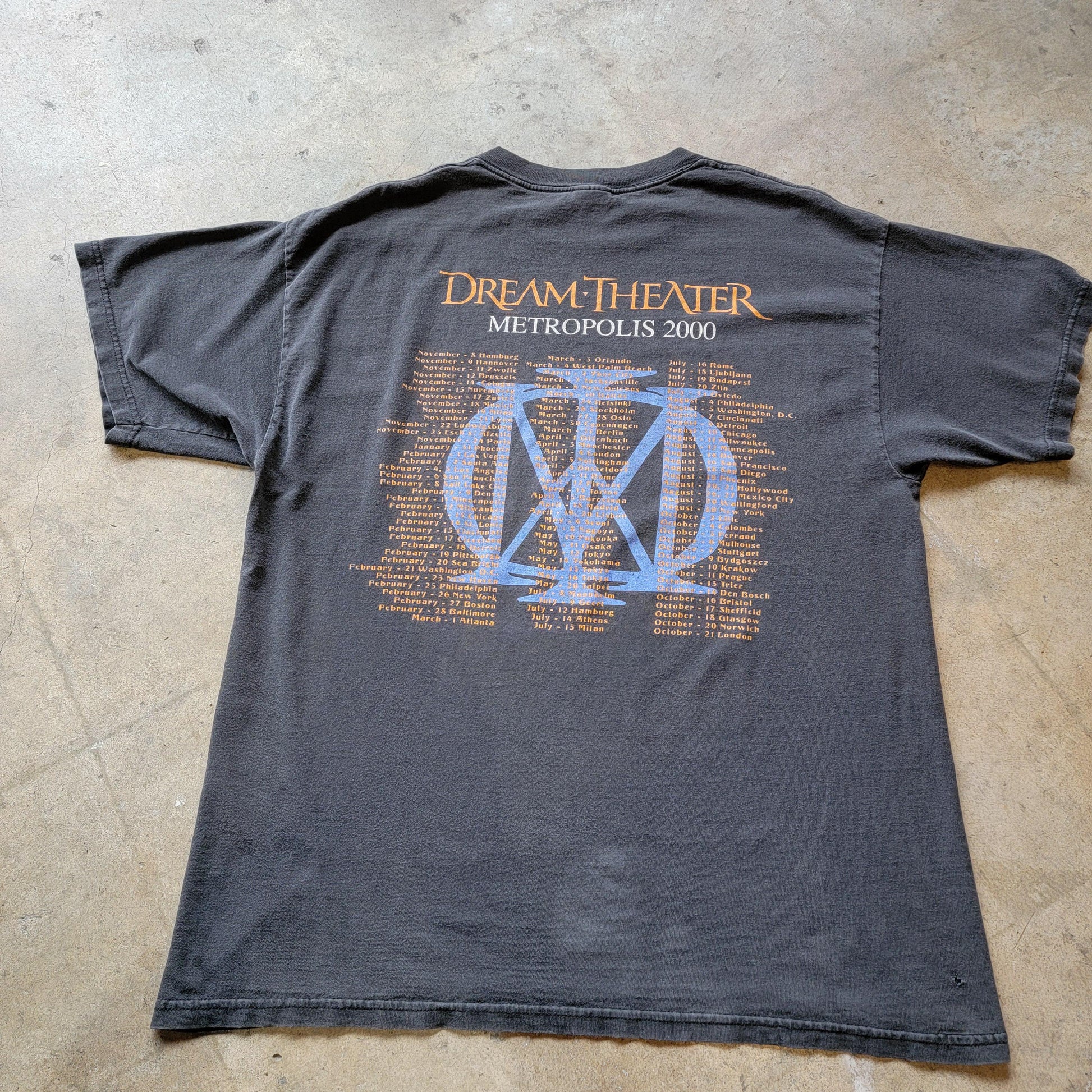 Vintage Dream Threater 2000 Tour Shirt | XL