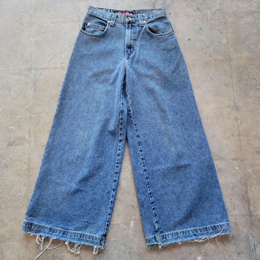 Vintage 90s Jnco Jeans | Funky Basics | Size '30' fits 29" | Wide Leg | made in USA