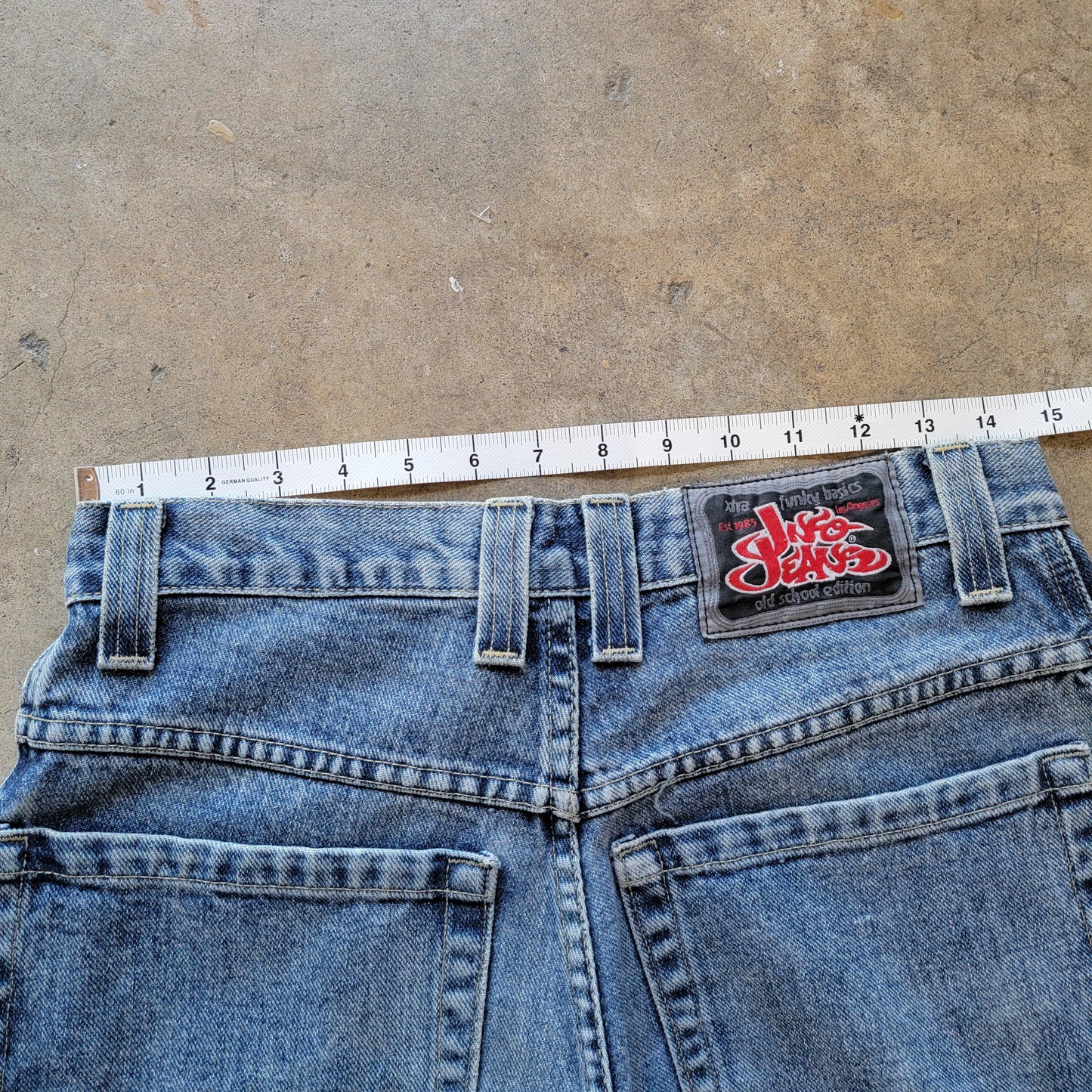 Vintage 90s Jnco Jeans | Funky Basics | Size '30' fits 29" | Wide Leg | made in USA