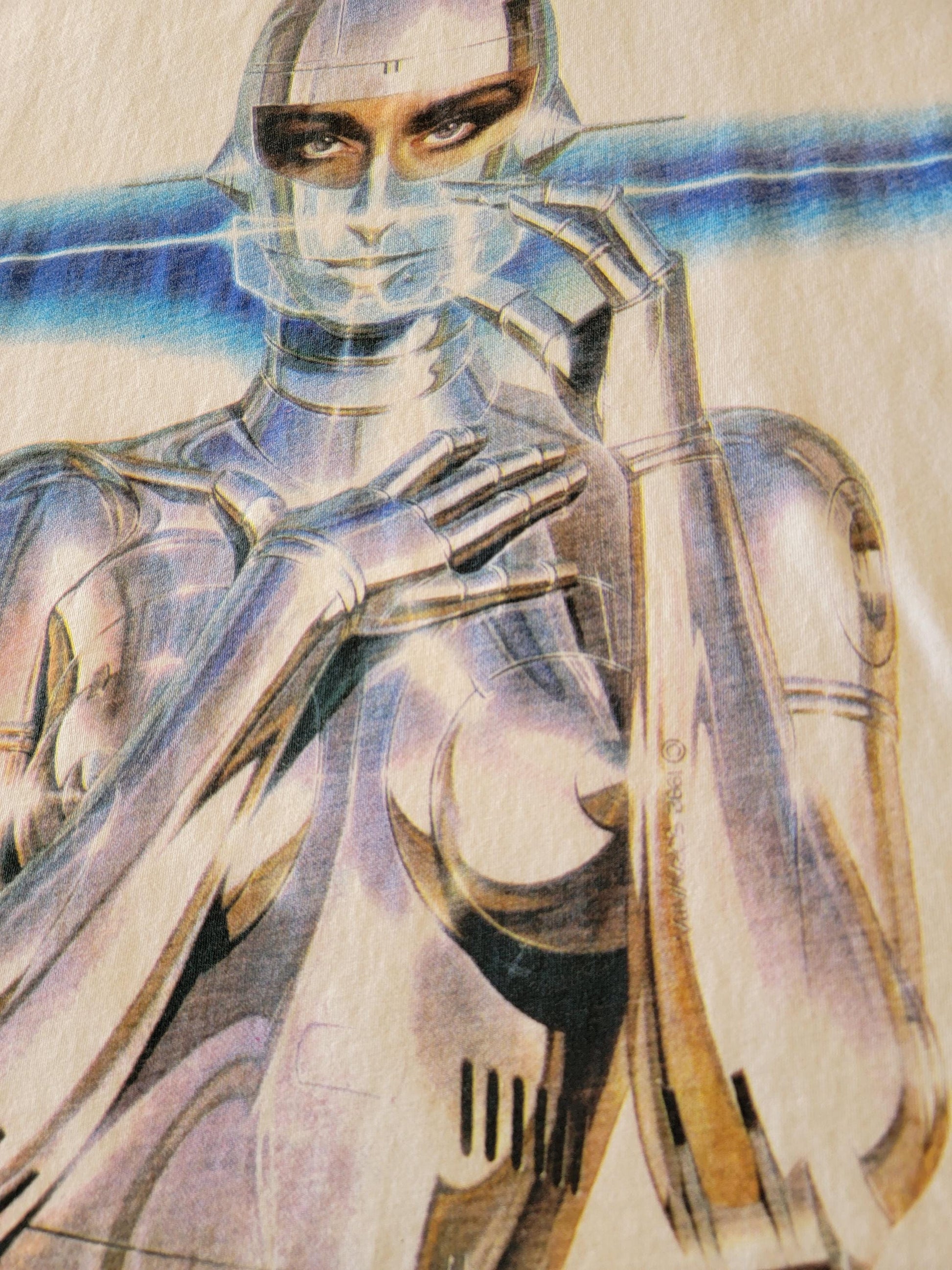 2009 Hajime Sorayama Sexy Robot T-Shirt | Medium to Large | Japanese Art | Sixpack France | Limited Edition | Super Rare | High Quality