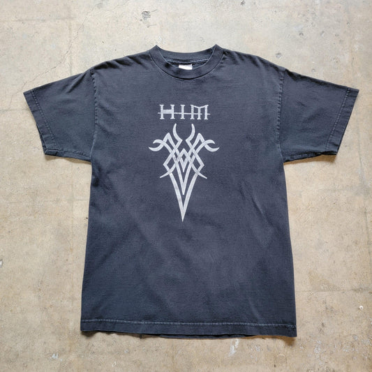 Vintage 2004 HIM Heartagram T-shirt | His Infernal Majesty | Goth Rock | CKY