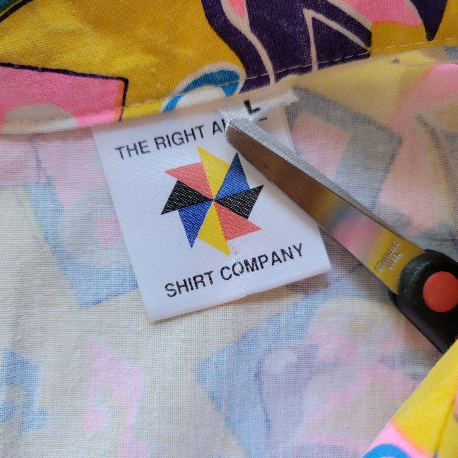 Vintage 80s Rolling Stone Print Button Up Shirt | Super Rare | XL | Right Angle | Button down | Cotton