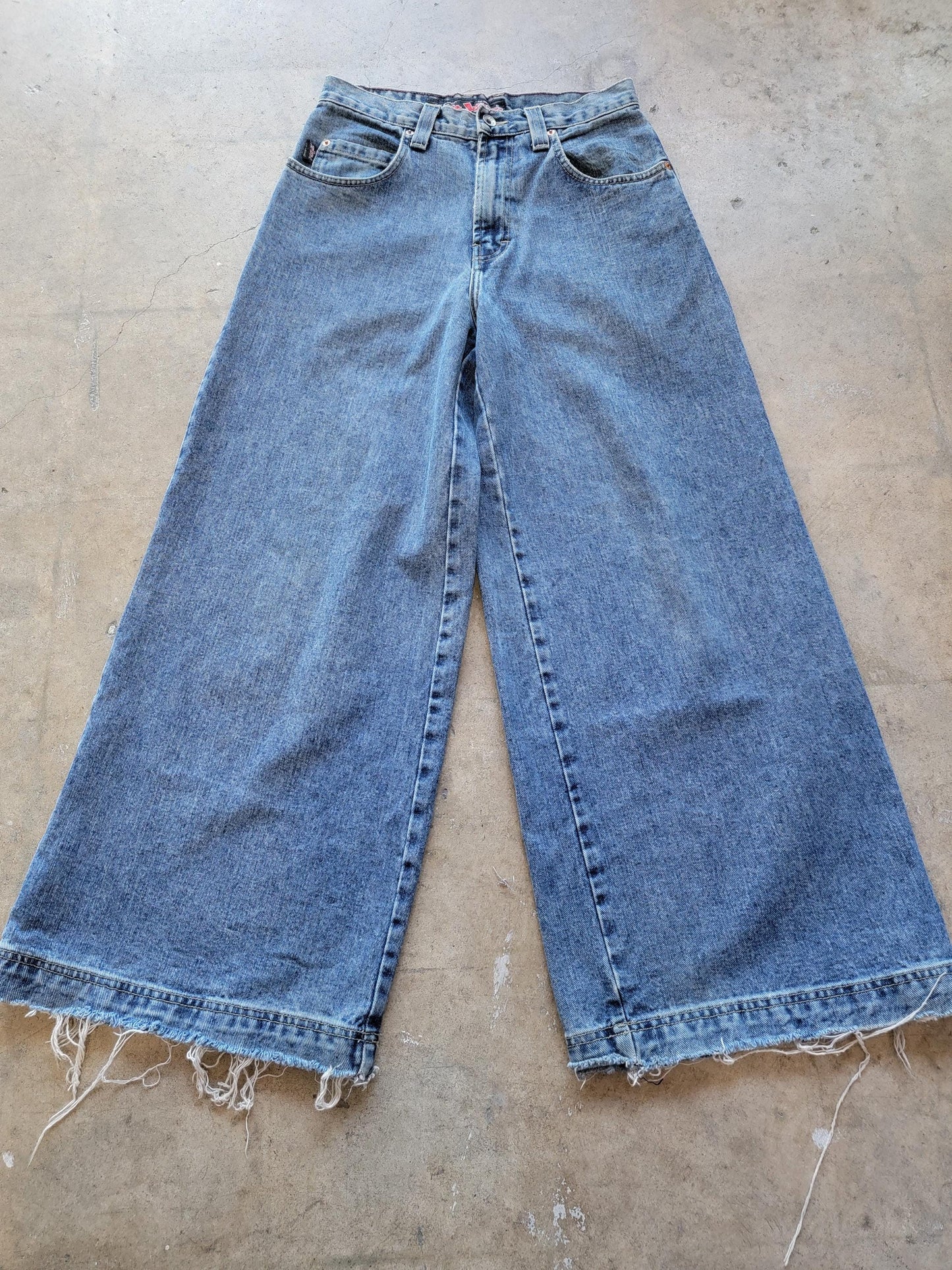 Vintage 90s Jnco Jeans | Funky Basics | Size '30' fits 29" | Wide Leg | made in USA
