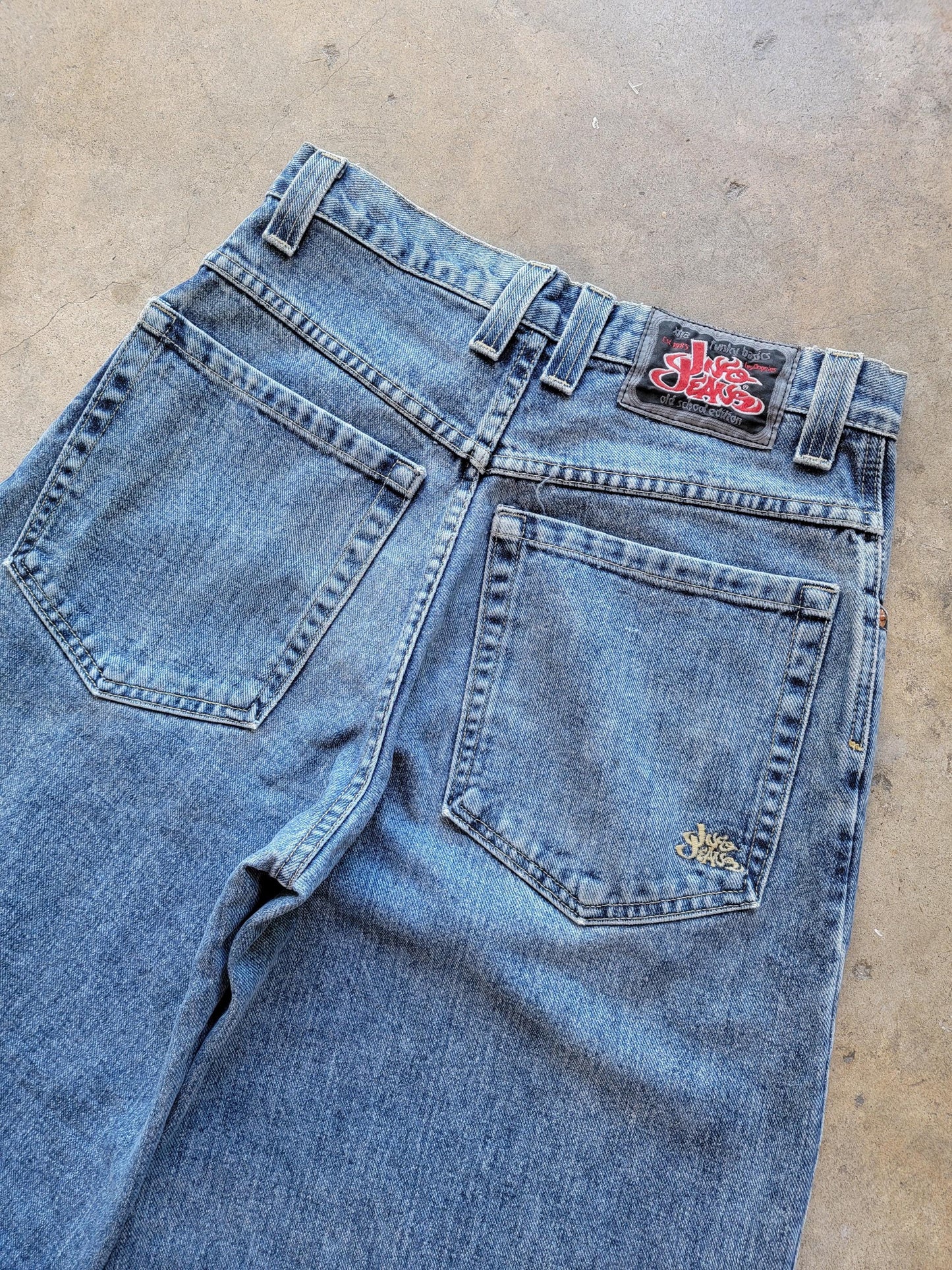 Vintage 90s Jnco Jeans | Funky Basics | Size '30' fits 29" | Wide Leg | made in USA