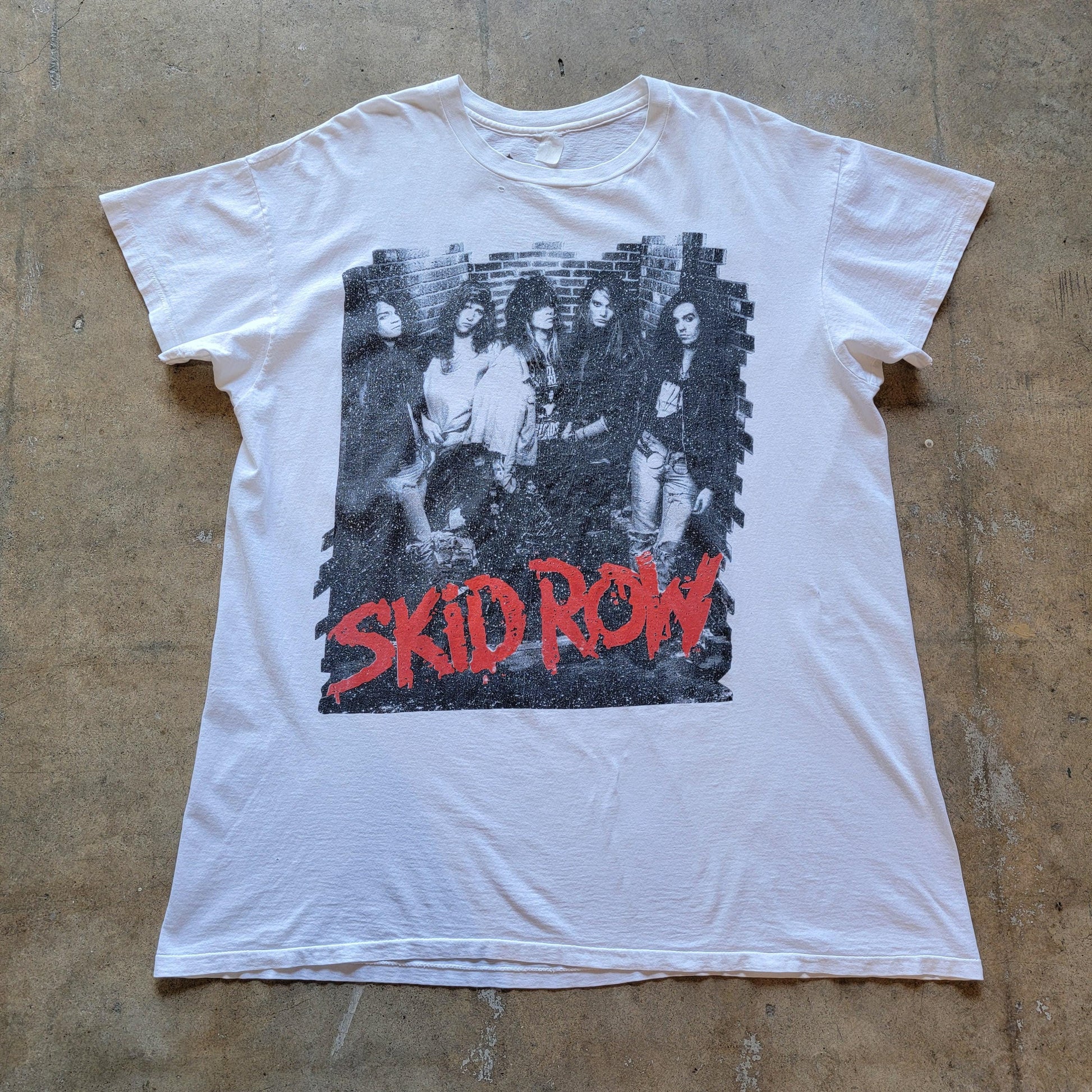 Vintage 80s Skid Row 'Youth Gone Wild' 2-Sided T-Shirt | Size XL/2XL | Glam Metal | Hair Metal | Single Stitch | Hard Rock | Street Metal