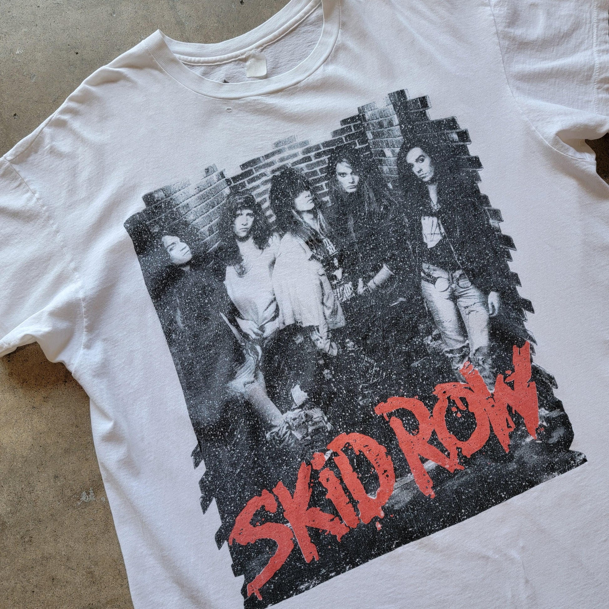 Vintage 80s Skid Row 'Youth Gone Wild' 2-Sided T-Shirt | Size XL/2XL | Glam Metal | Hair Metal | Single Stitch | Hard Rock | Street Metal