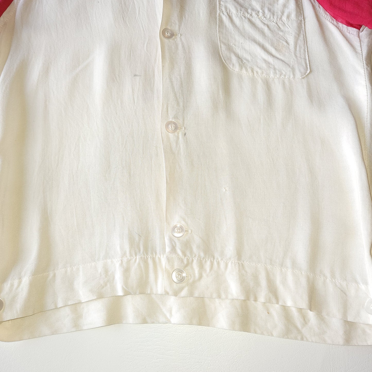 60s XS Rayon Bowling Shirt