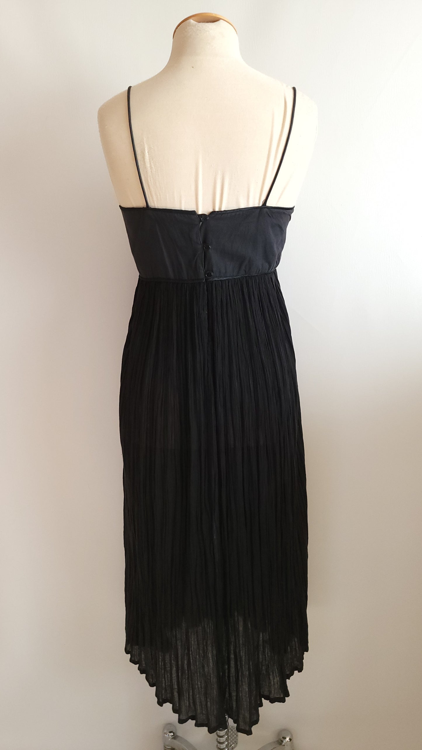 1970s Cotton Gauze Dress - XS to Small