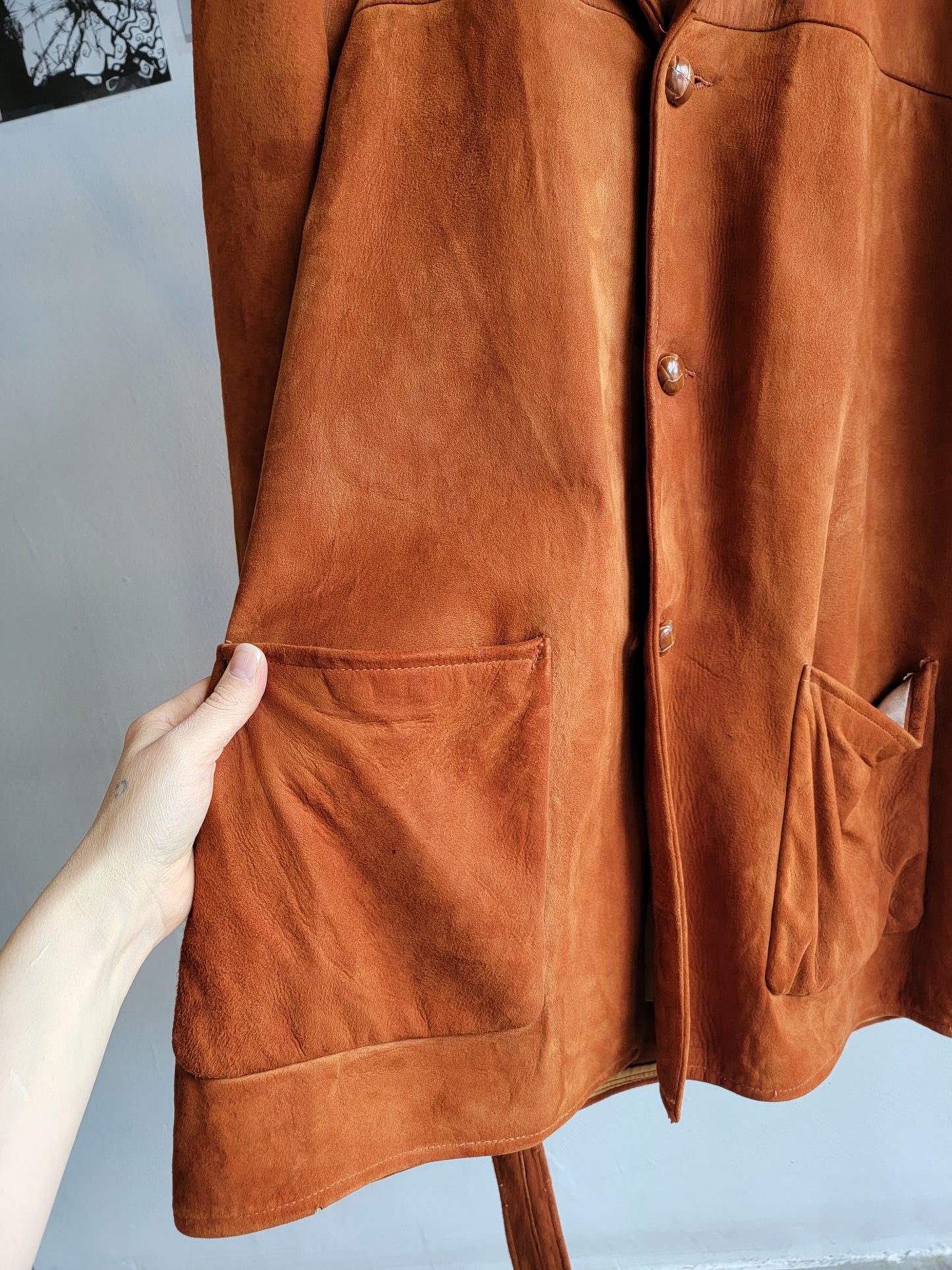 1950s Suede Jacket - Large