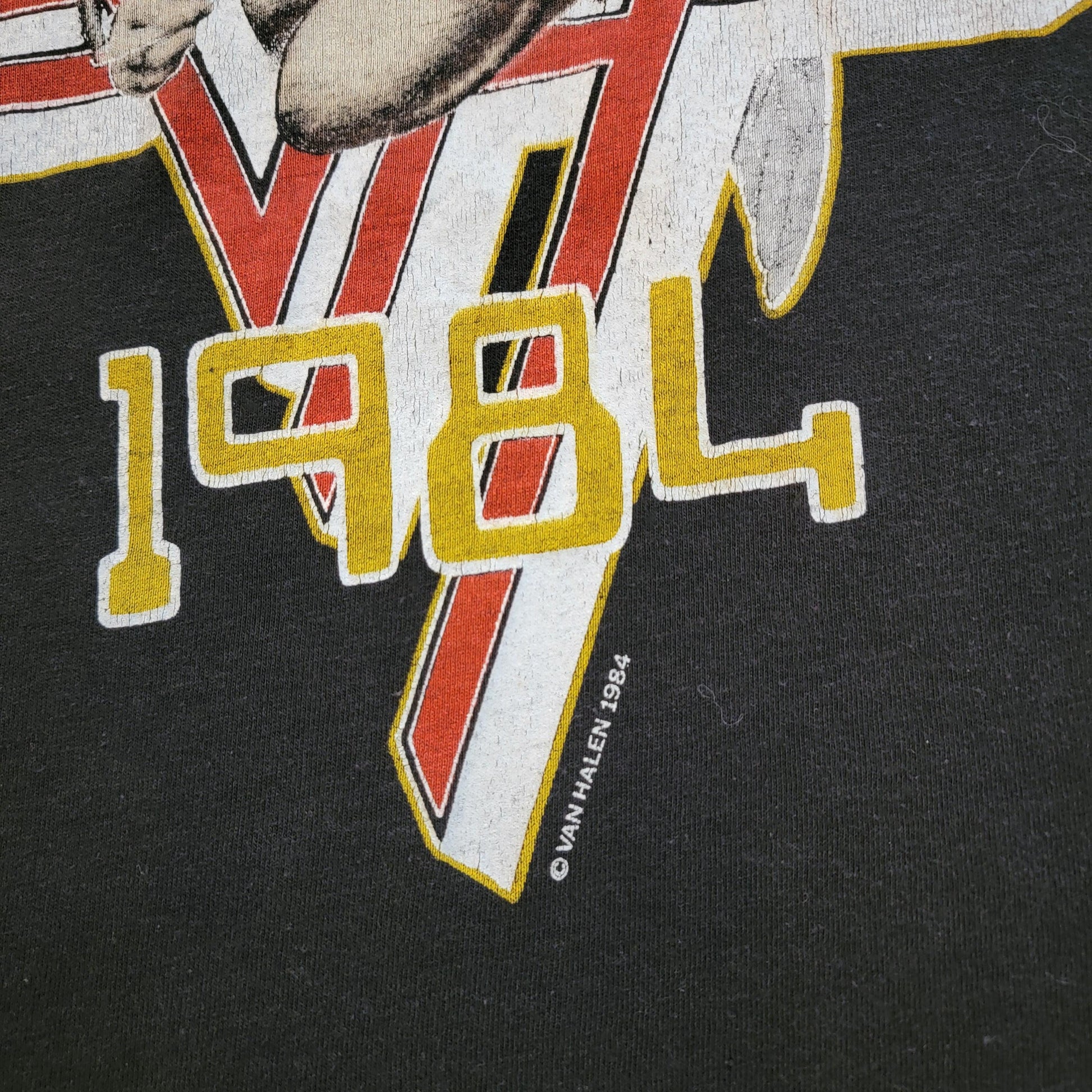 Vintage 1984 Van Halen Tour Tee | Size Small | 2 sided | Thin and Soft