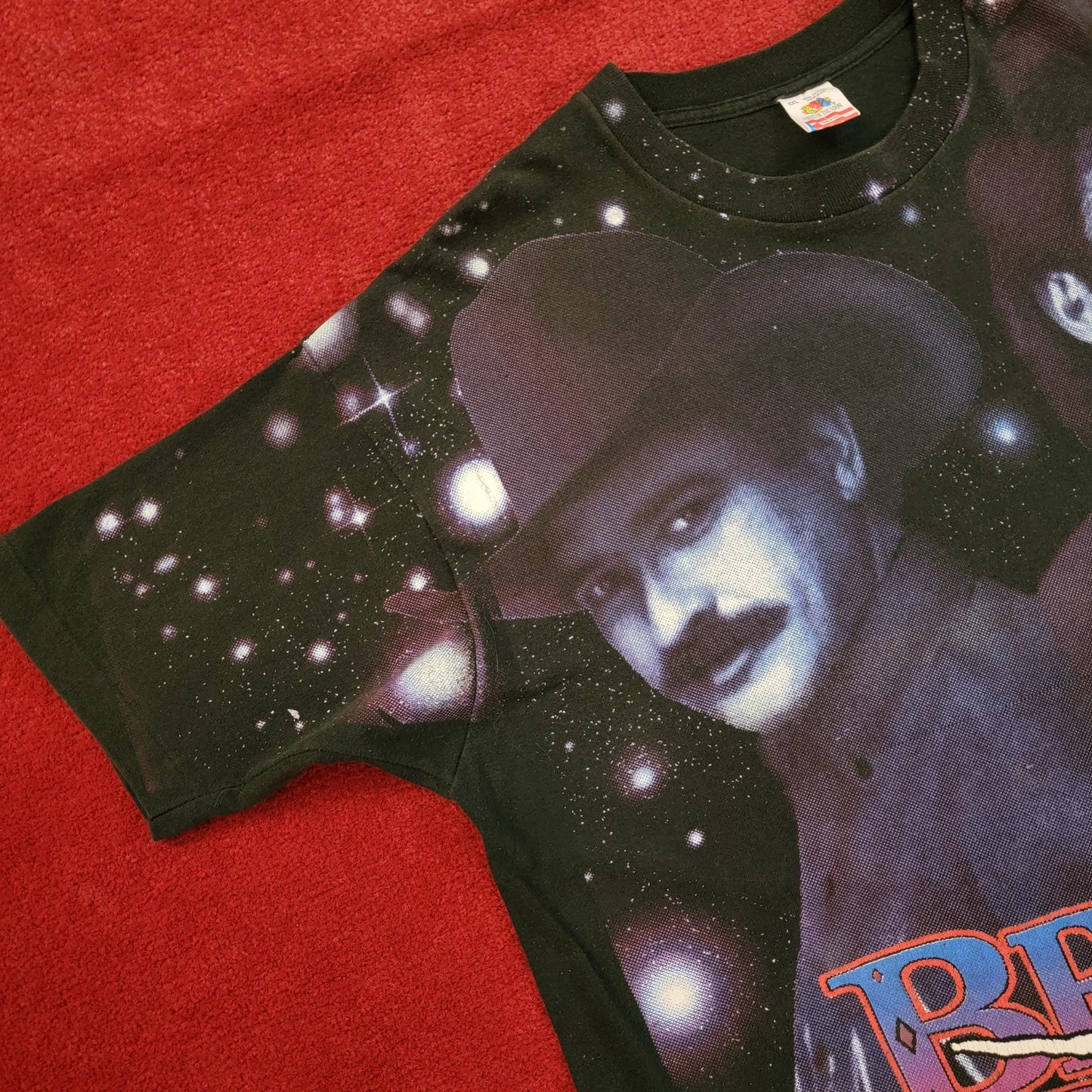 Vintage 90s Brooks & Dunn All Over Print T-shirt | Size XXL | Fruit of the Loom