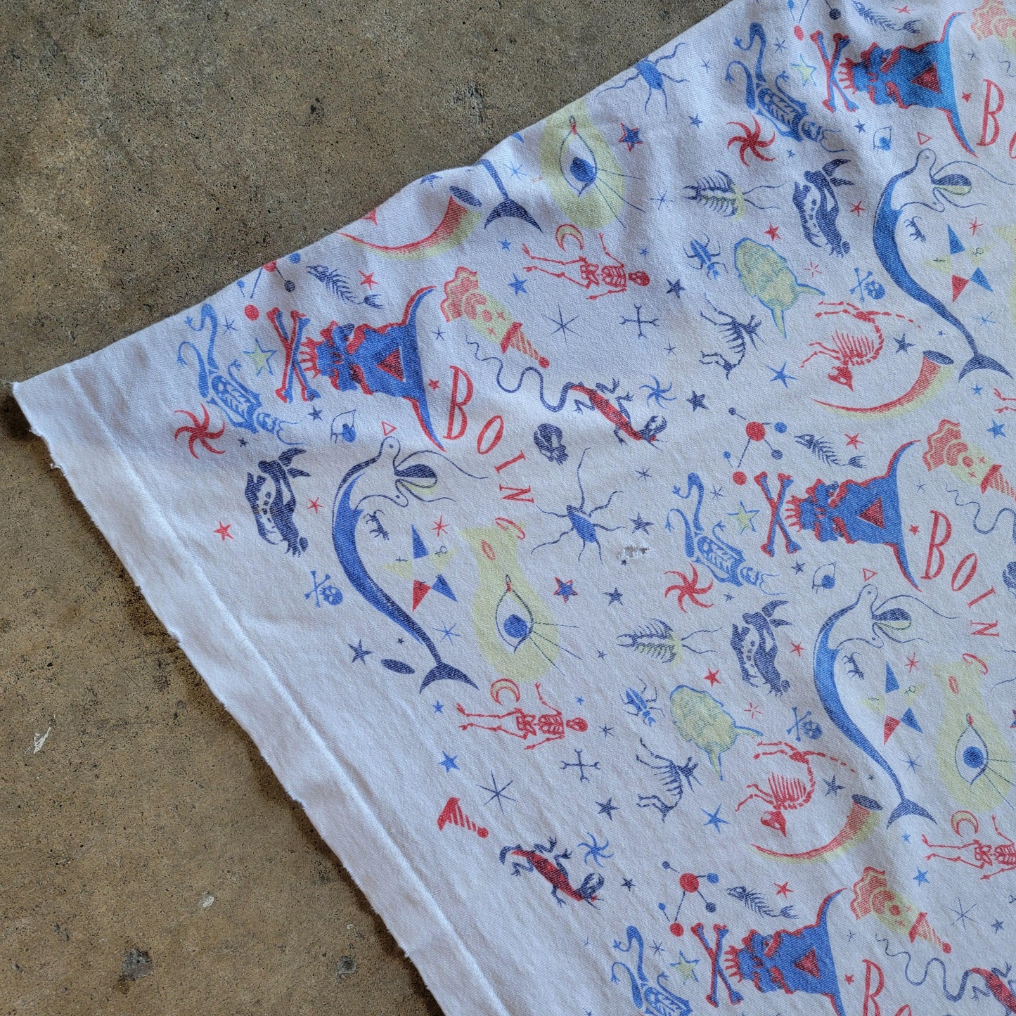 Vintage Early 90s Oingo Boingo T-Shirt | XL | All Over Print | AOP | Single Stitch | Belton Tag | Distressed | Thin | Worn | Cotton