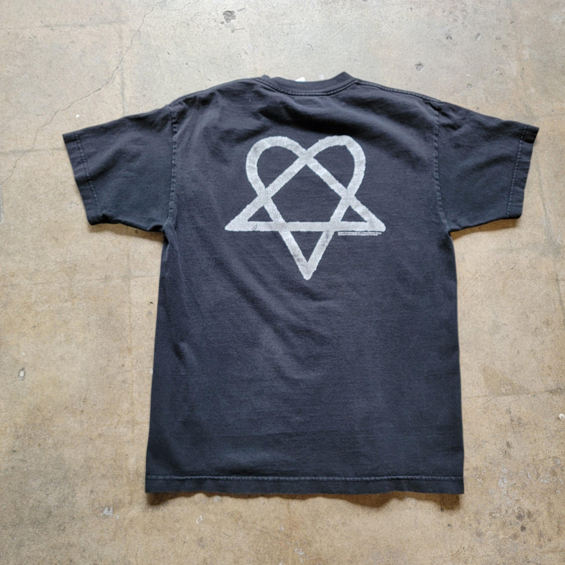 Vintage 2004 HIM Heartagram T-shirt | His Infernal Majesty | Goth Rock | CKY