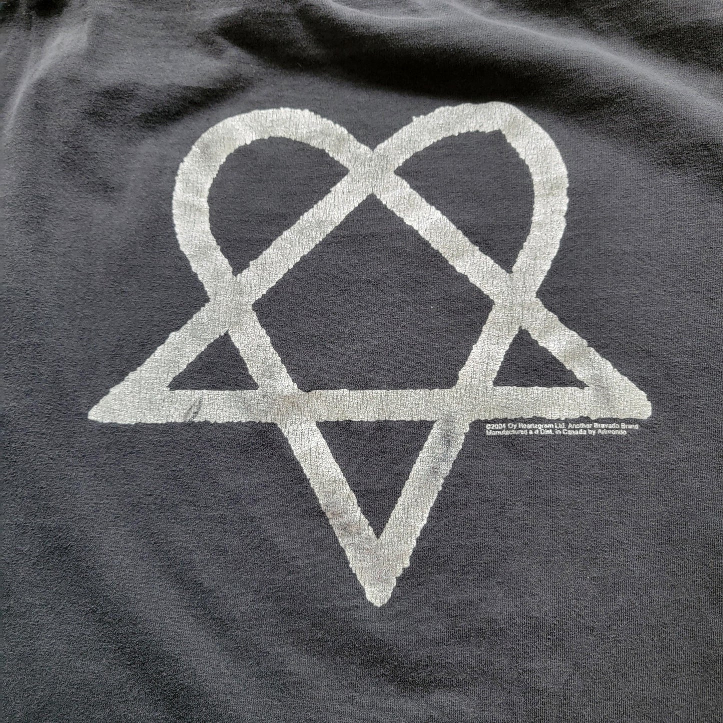 Vintage 2004 HIM Heartagram T-shirt | His Infernal Majesty | Goth Rock | CKY