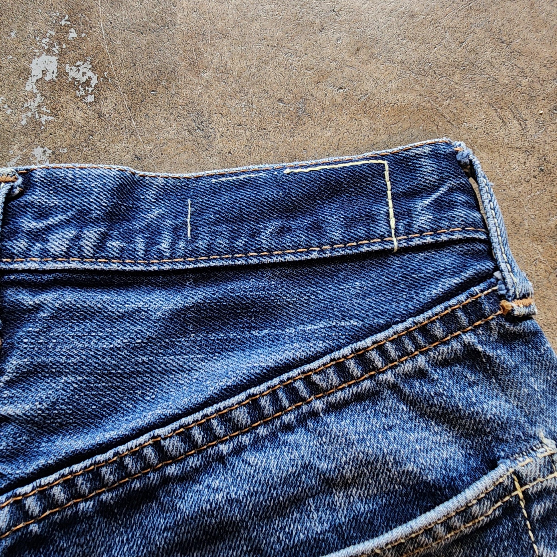 Vintage Early 70s Levi's Cut-off Shorts | 501s | Redlines | Selvedge | small e | Lemon stitching | XS | 25 waist
